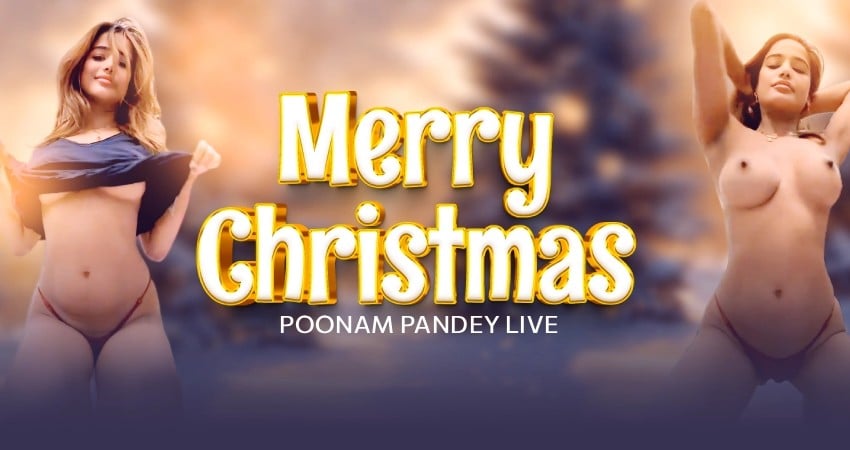 Poonam pandey Nude Onlyfans Video Wishing Christmas