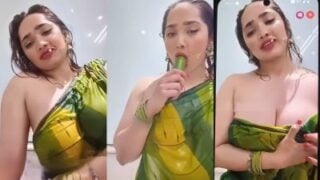 Aditi mistry Nude Green Shower Exclusive part 3