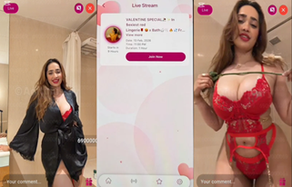 Aditi mistry Nude valentines Special Live In HD