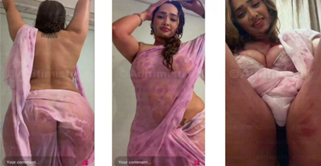 Aditi mistry nude Shower no bra Holi live part 3