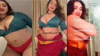 Aditi Mistry Nude Live in Saree latest App video