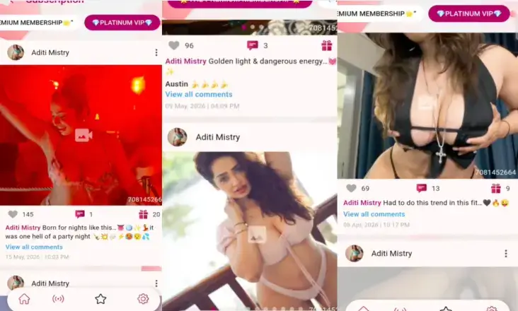 Aditi mistry Nude Platinum VIP App Content
